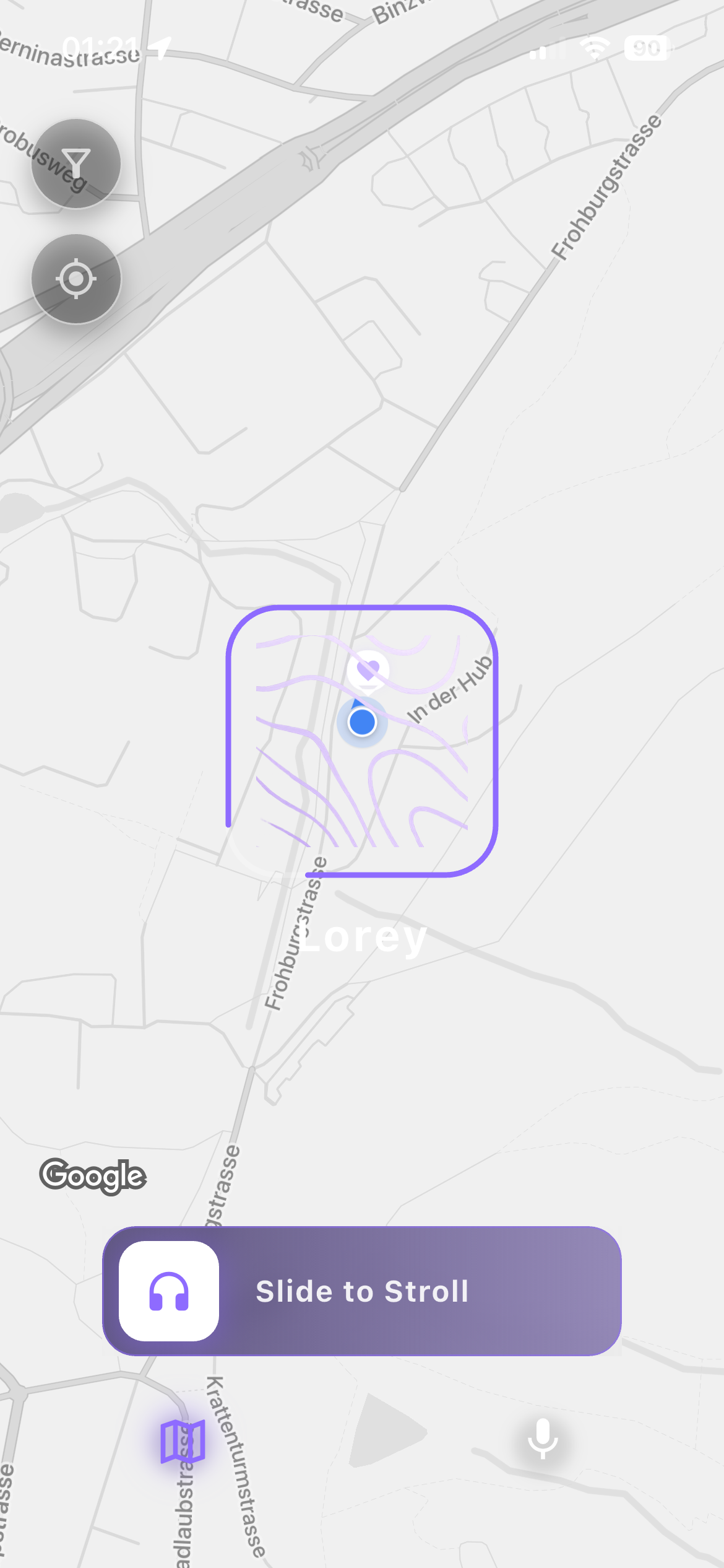 Lorey app screenshot